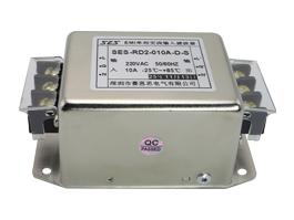 單相雙級(jí)AC電源濾波器10A端子式 230v SES-RD2-010A-D-S 